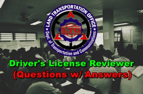 Drivers License Exam Reviewer