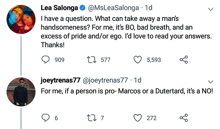 Lea Salonga Responds