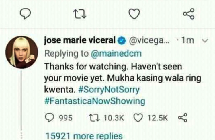 Maine Mendoza Versus Vice Ganda