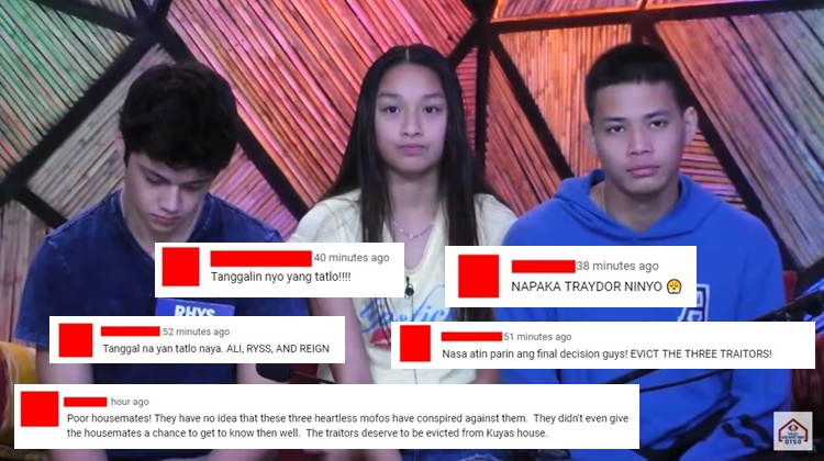 PBB Otso: Ali, Rhys, Reign Lambasted For No Affection To Housemates