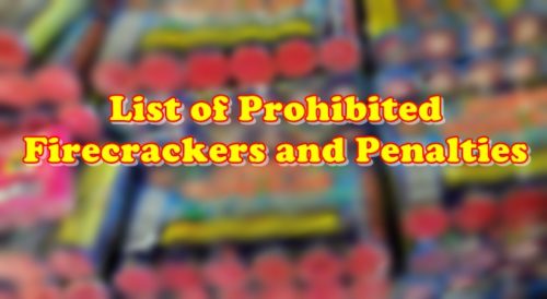 Prohibited Firecrackers and Penalties