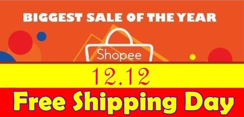 Shopee Free Shipping Day 12.12 Christmas Sale