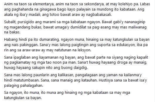 Talumpati Tungkol Sa Pamilya