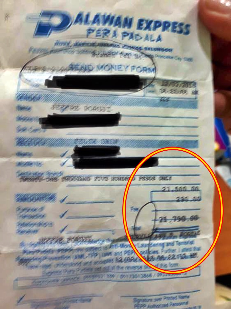 Badjao alms P20K