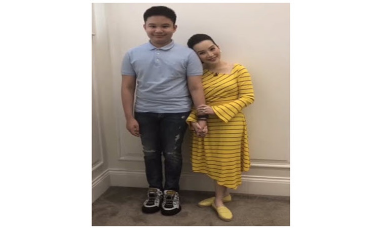 kris aquino and Bimby basketball