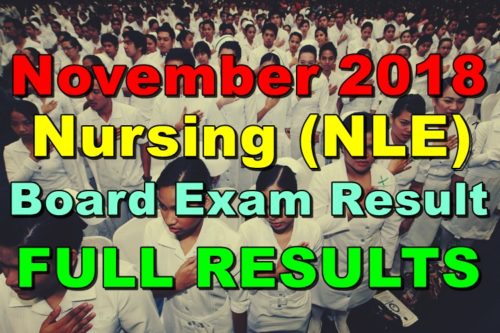 Nursing Board Exam Result