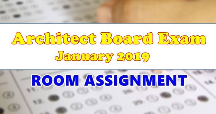 architecture board exam room assignment