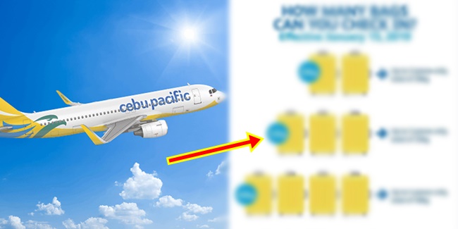 cebu pacific check in baggage