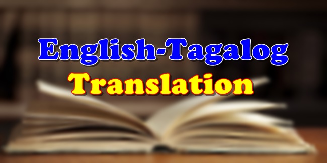 English-Tagalog Translation: Translate Words With Ease With This List