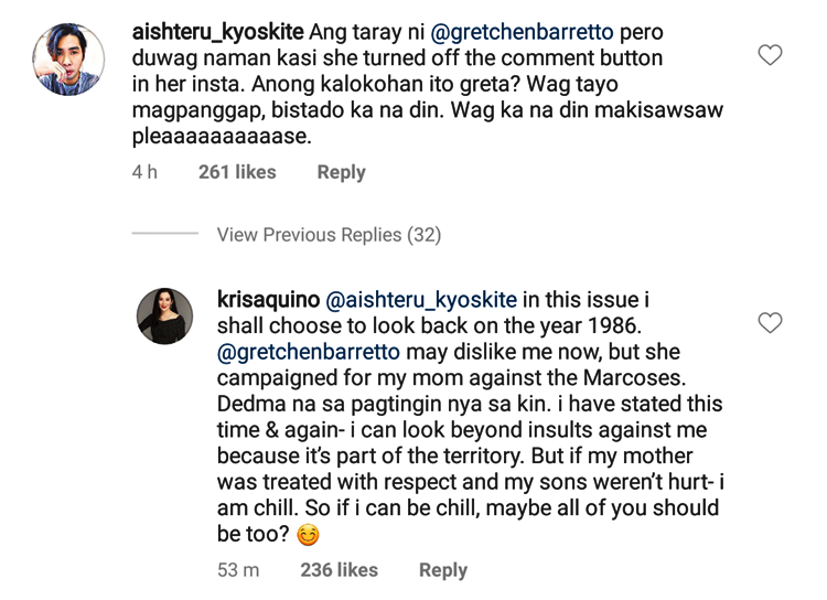 Kris Aquino Reaction