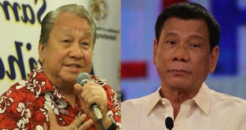 Lito Atienza to Duterte