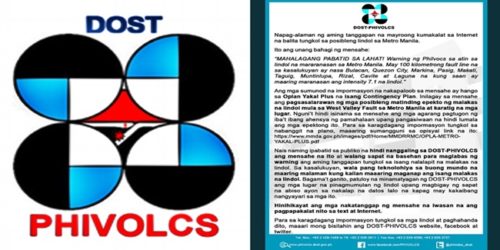Phivolcs 7.1 Magnitude Earthquake Metro Manila Warning