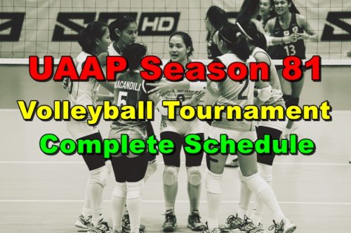UAAP Season 81 Volleyball