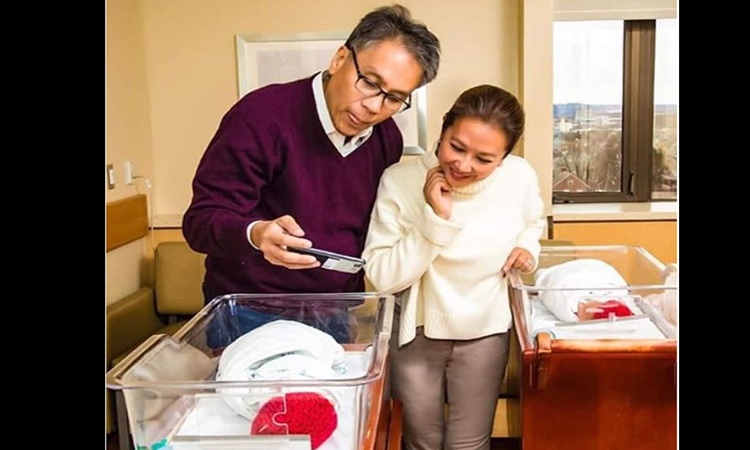 Mar Roxas and Korina babies 1