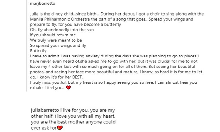 Marjorie Barretto post 1