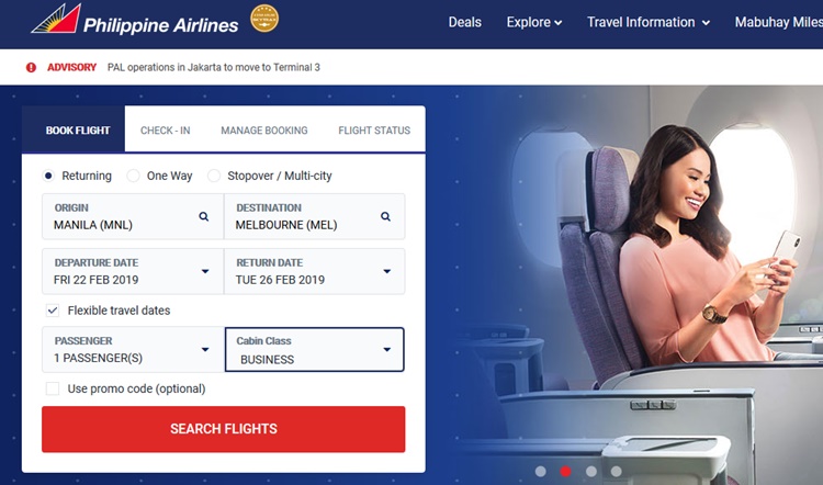 PAL Online Booking How To Book Travel Ticket With