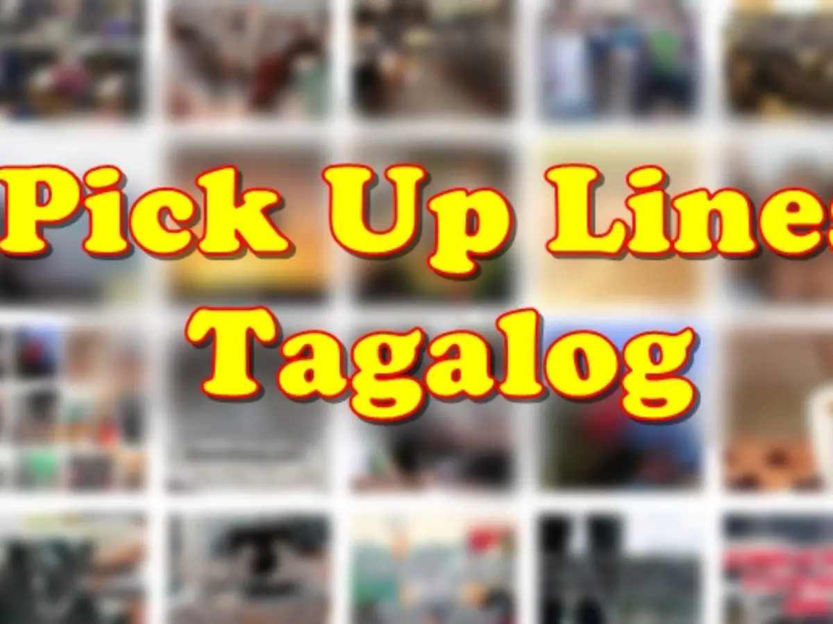 Pick up lines for kids tagalog