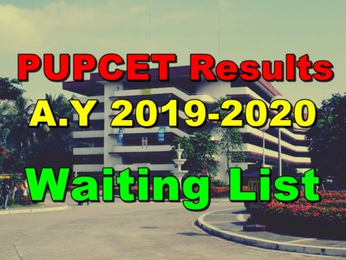 PUPCET Results