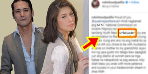 Robin Padilla on Queenie Padilla