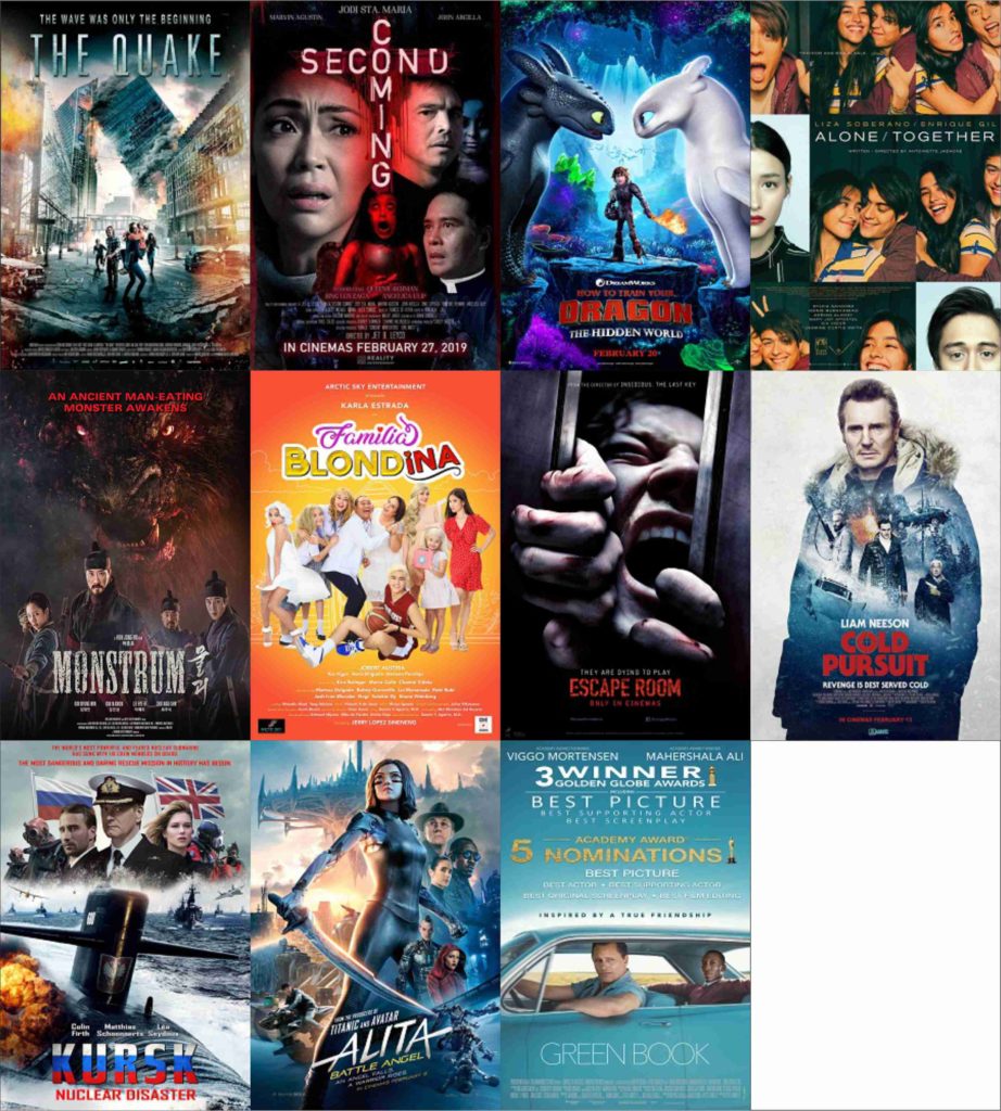 ROBINSONS MOVIEWORLD: List Of Now Showing Movies | February 28