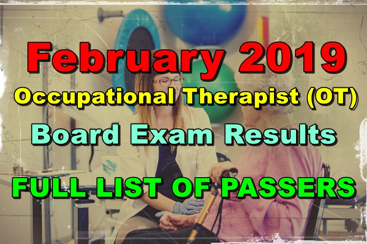 Occupational Therapist Board Exam Results