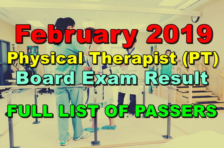 Physical Therapist (PT) Board Exam Result