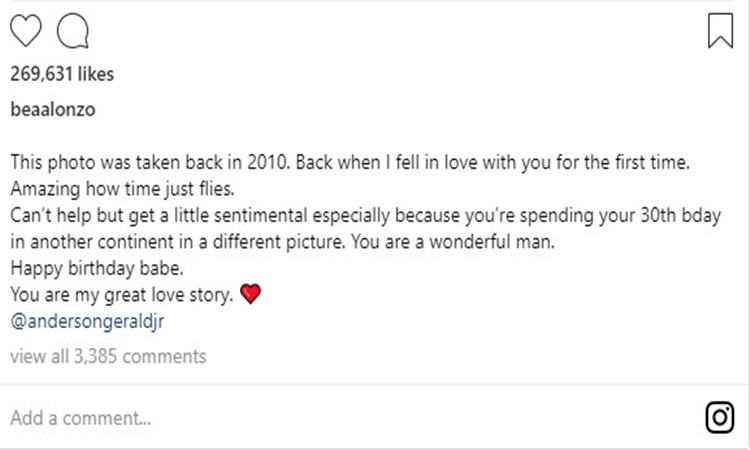 Bea alonzo caption