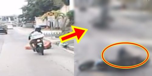 Motorcycle Rider crash