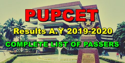 PUPCET Results