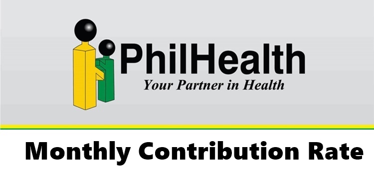 PhilHealth Monthly Contribution Rates