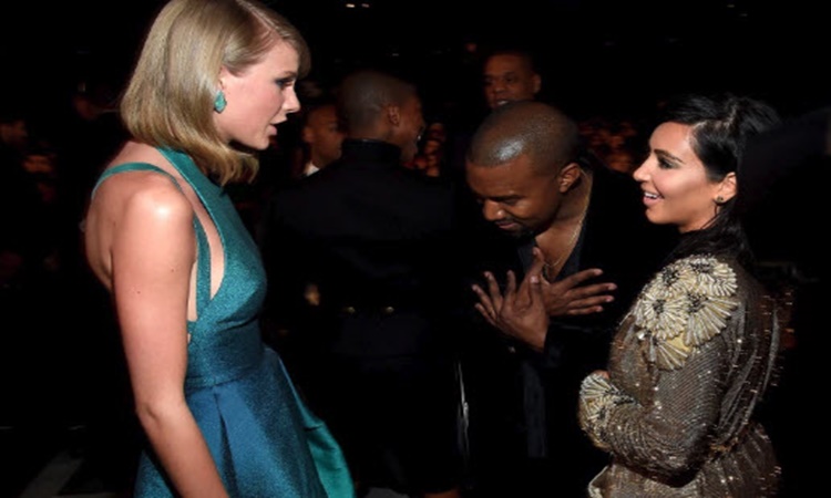 Taylor Swift Throws Shade At Kim Kardashian Kanye West In An Interview