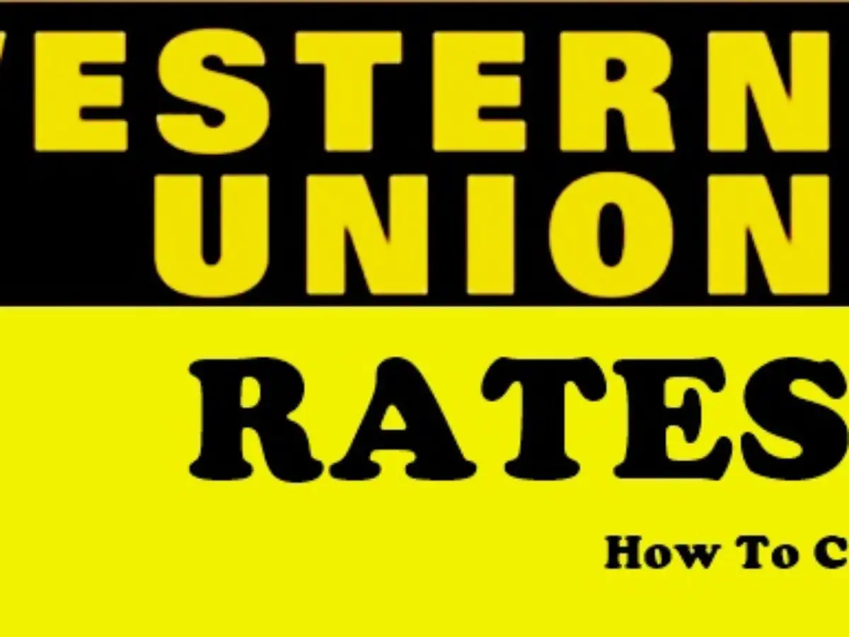 Today rates western union Western Union