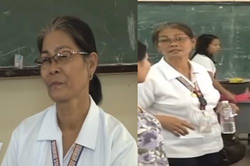 Lady Senior Citizen Student