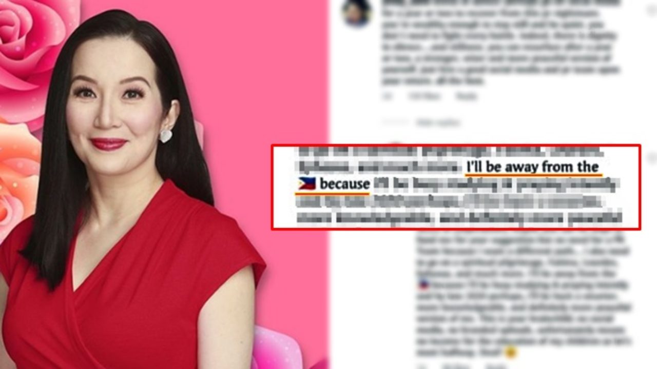 Kris Aquino Is Leaving Philippines With These Plans