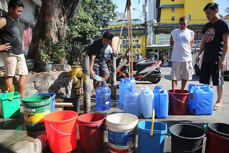 Manila Water Announces No Water Service For 20 hours in Some Areas