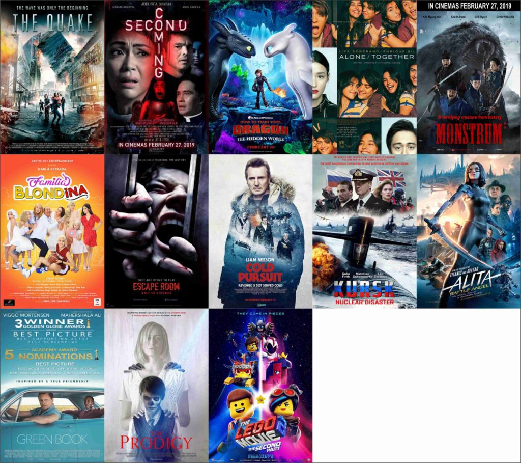 ROBINSONS MOVIEWORLD: List Of Now Showing Movies | March 1