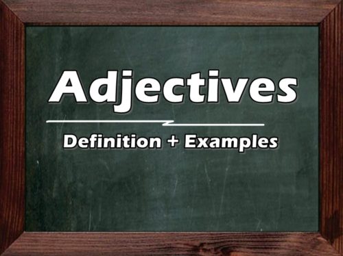 Adjectives