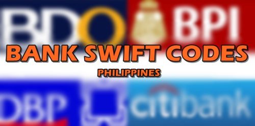 BANK SWIFT CODES PHILIPPINES: List Of PH Bank Swift Codes
