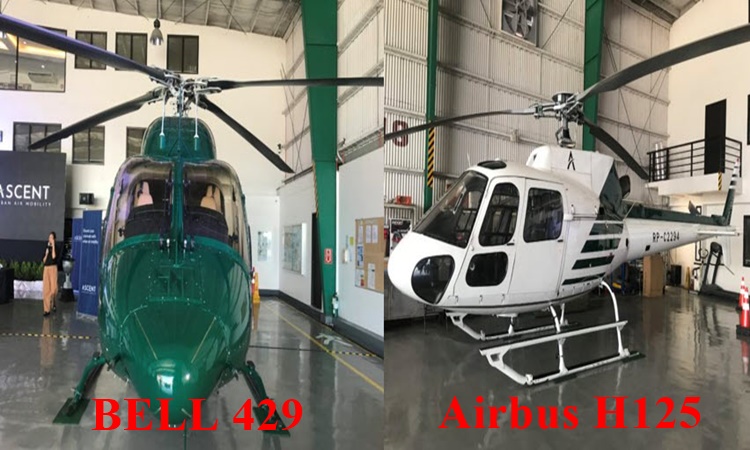 Helicopter ride in Manila