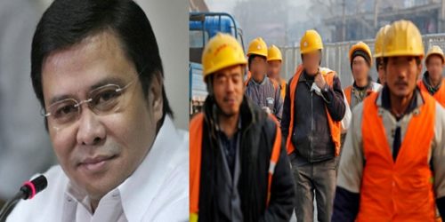 Jinggoy estrada on chinese workers