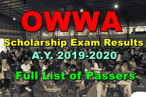 Full List of Passers