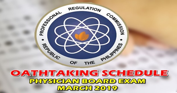 Oathtaking Physician Board Exam March 2019