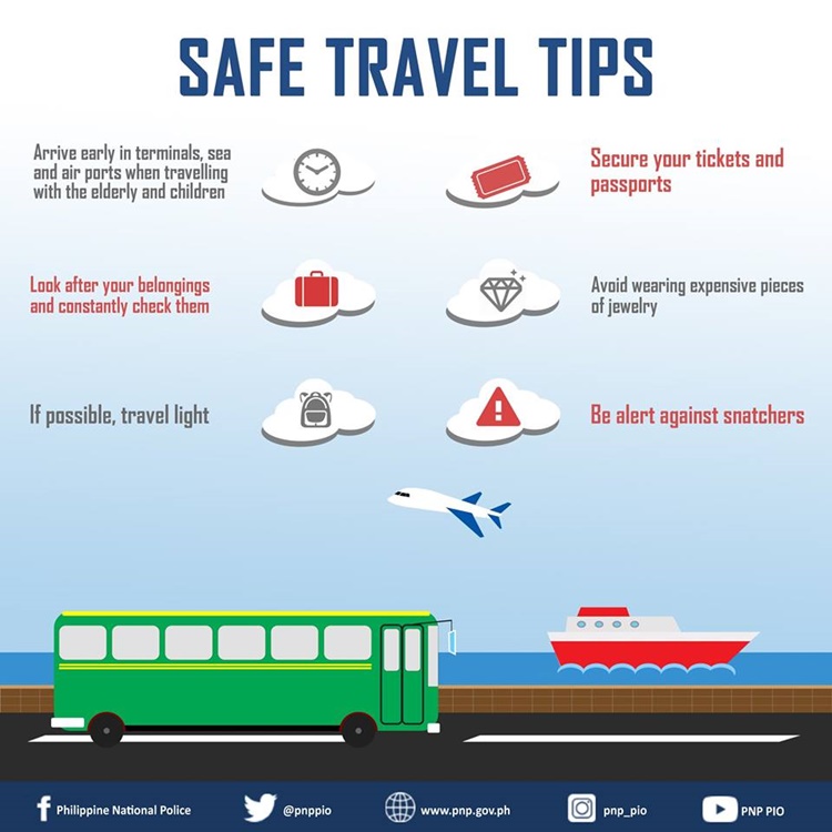 PNP TRAVEL TIPS Police Posts Safe Travel Trips Amid 