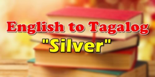 Translate English To Tagalog Silver