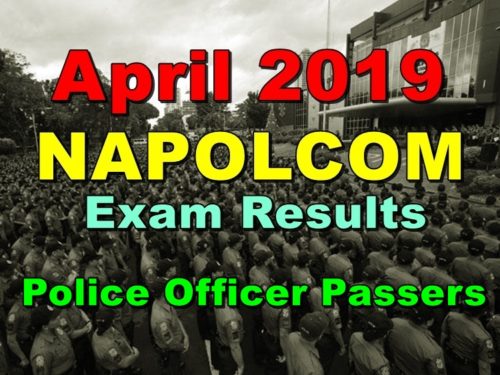 NAPOLCOM Exam Results
