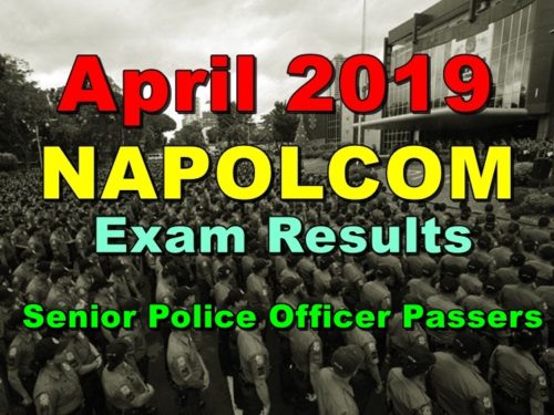NAPOLCOM Exam Results