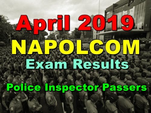 NAPOLCOM Exam Results