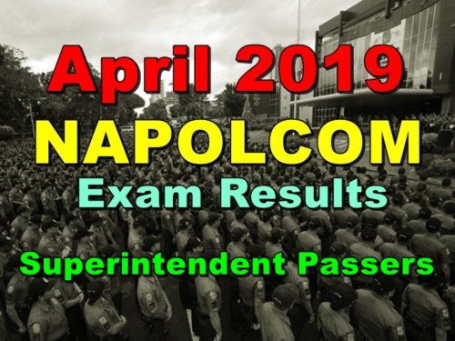 NAPOLCOM Exam Results