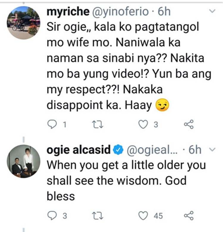 Ogie Alcasid post