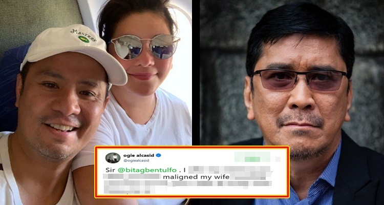 Ogie Alcasid Fires Back To Ben Tulfo To Defend Regine Velasquez